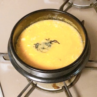 簡単⭐余った鍋の汁で卵雑炊